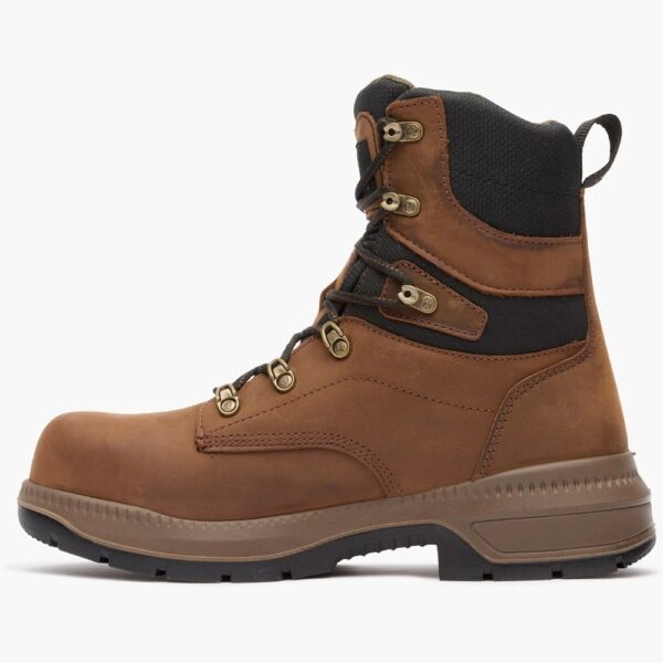 A left profile facing Rocky Worksmart Composite Toe 8" Work Boot.