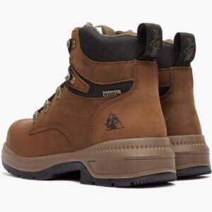 A shot of the heels of a pair of Rocky Worksmart Waterproof Composite Toe 6