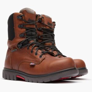 A 3/4 right turned pair of Rocky Worksmart Waterproof Composite Toe 8