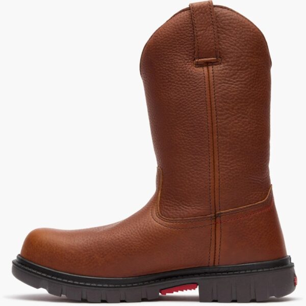 A left profile facing Rocky Worksmart Waterproof Composite Toe Pull-On Work Boot.