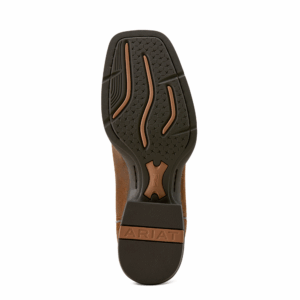 A look at the sole of an Ariat Sport Big Country Wide Square Toe Cowboy Boot.
