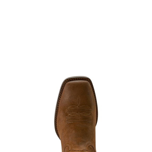 A look at the toe shape of an Ariat Sport Big Country Wide Square Toe Cowboy Boot.