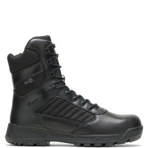 A right profile facing Bates Men's Tactical Sport 2 Tall Side-Zip DRYGuard 8" Lace Up Uniform Boot.