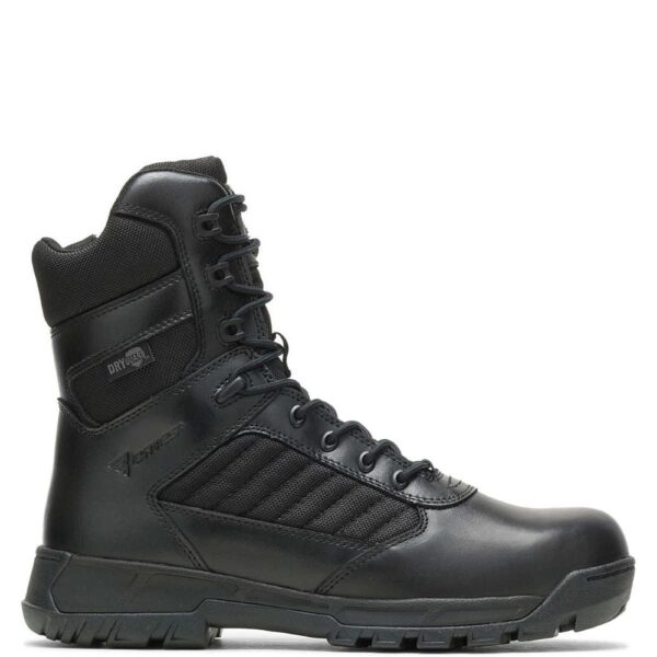 A right profile facing Bates Men's Tactical Sport 2 Tall Side-Zip DRYGuard 8" Lace Up Uniform Boot.