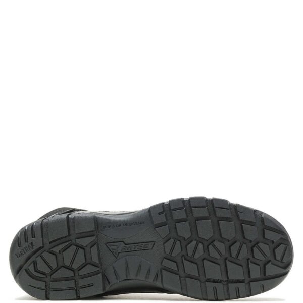 A look at the sole of a Bates Men's Tactical Sport 2 Tall Side-Zip DRYGuard 8" Lace Up Uniform Boot.