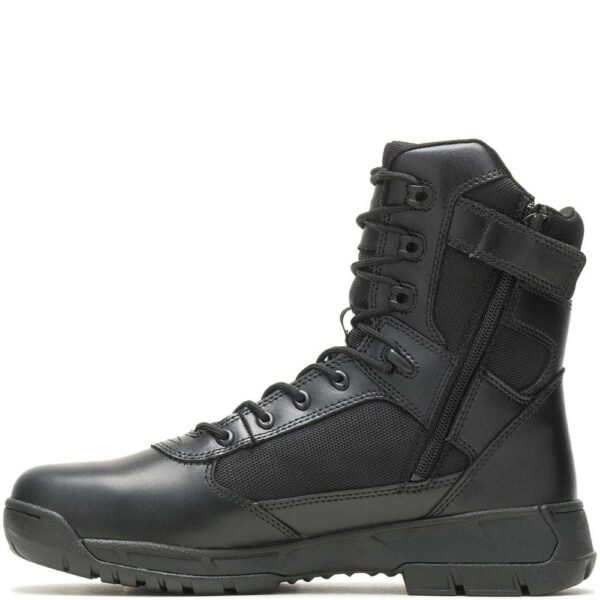 A look at the instep of a Bates Men's Tactical Sport 2 Tall Side-Zip 8" Lace Up Uniform Boot.