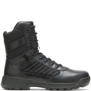 A right profile facing Bates Men's Tactical Sport 2 Tall Side-Zip 8" Lace Up Uniform Boot.
