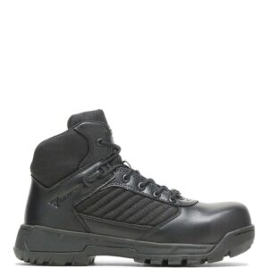 A right profile facing Bates Women's Tactical Sport 2 Mid Composite Toe 6" Lace Up Uniform Boot.
