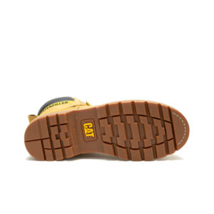 A look at the sole of a CAT Men's Second Shift Waterproof Steel Toe 6