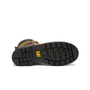 A look at the sole of a CAT Men's Second Shift Waterproof Steel Toe 6