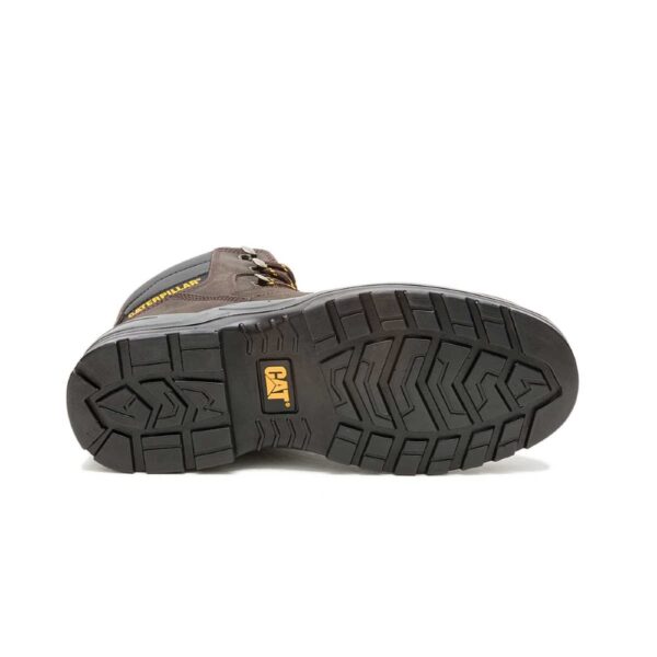 A look at the sole of a CAT Men's Striver 6" Lace Up Work Boot.