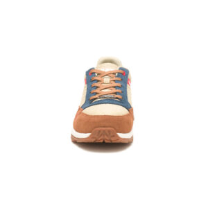 A forward-facing shot of the toe of a CAT Men's Venward Composite Toe Work Shoe.