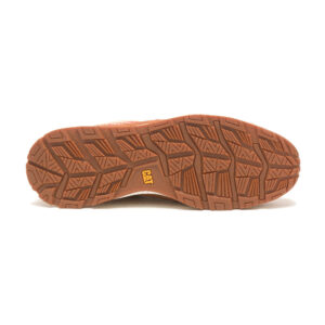 A look at the sole of a CAT Men's Venward Composite Toe Work Shoe.