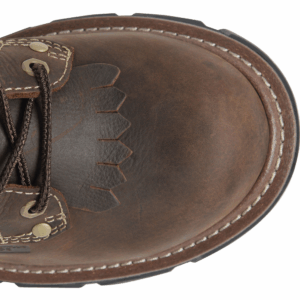 A bird's eye view of the toe of a Carolina Cardinal Capacity Waterproof Composite Toe 8