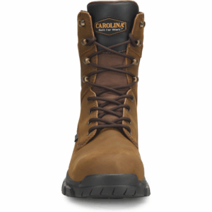 A forward-facing shot of the toe of a Carolina Gruntz Waterproof Steel Toe 8