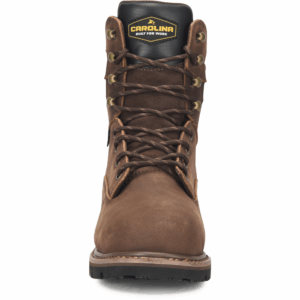 A forward-facing shot of the toe of a Carolina Gruntz Waterproof Steel Toe 8