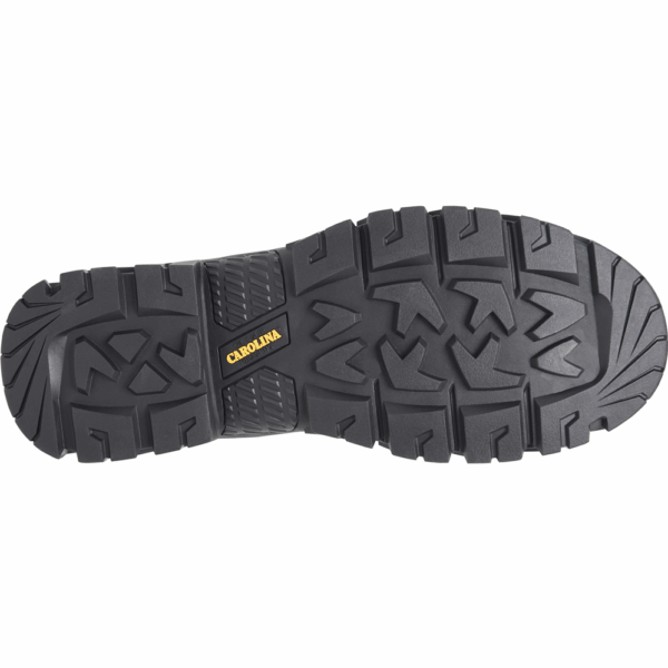 The sole of a Carolina Gruntz Waterproof 6" Lace Up Work Boot.