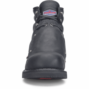 A forward-facing shot of the toe of a Carolina Int Met Guard Steel Toe 6