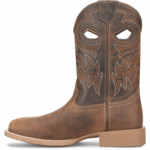 A look at the instep on a Double H Phantom Rider Scholz Pull-On Work Boot.