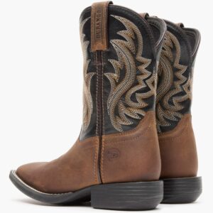 A look at the backs and heels of a pair of Durango Shyloh Little Kids' Western Boot.