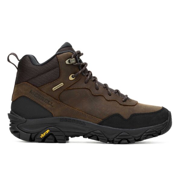 A right profile facing Merrell Men's Coldpack 3 Thermo Mid Waterproof Insulated Hiking Boot.