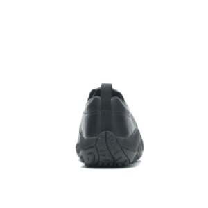 A look at the back and heel of a Merrell Men's Jungle Moc Leather 2 Hiking Boot.