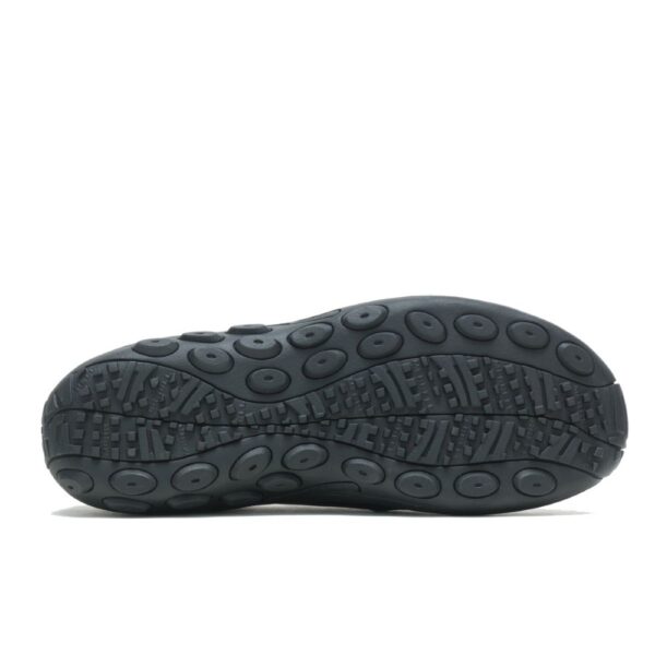 A look at the sole of a Merrell Men's Jungle Moc Leather 2 Hiking Boot.