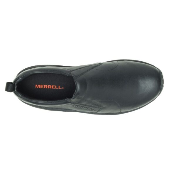 A bird's eye view of the top of a Merrell Men's Jungle Moc Leather 2 Hiking Boot.