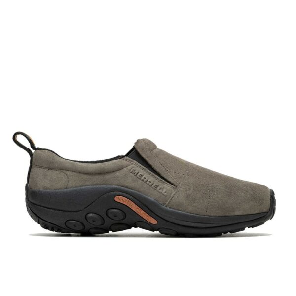 A right profile facing Merrell Men's Jungle Moc Slip-On Hiking Shoe.