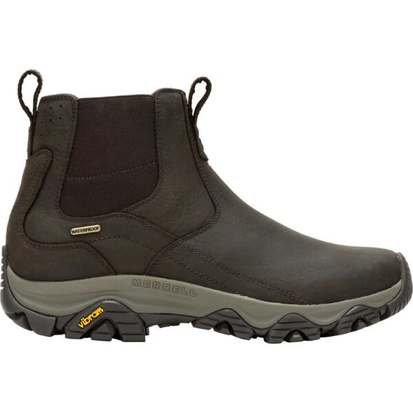 A right profile facing Merrell Men's Moab Adventure 3 Waterproof Chelsea Outdoor Boot.