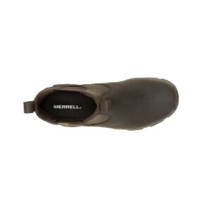 A bird's eye view of the top of a Merrell Men's Moab Adventure 3 Waterproof Chelsea Outdoor Boot.