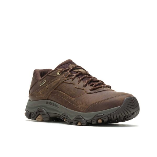 A 3/4 turned Merrell Men's Moab Adventure 3 Waterproof Hiking Shoe.
