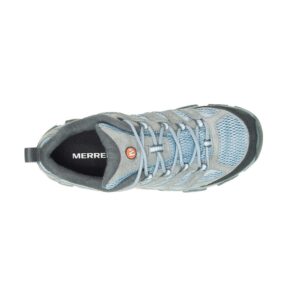 A bird's eye view of the top of a Merrell Women's Moab 3 Hiking Boot.