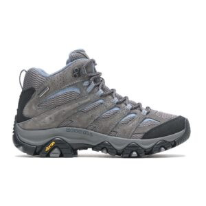 A right profile facing Merrell Women's Moab 3 Mid Waterproof Hiking Boot.