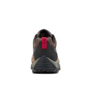 A look at the back and heel of a Merrell Work Men's Windoc Waterproof Steel Toe Work Shoe.