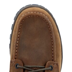 A bird's eye view of a Rocky Outback LTE Moc Toe Hiking Boot.