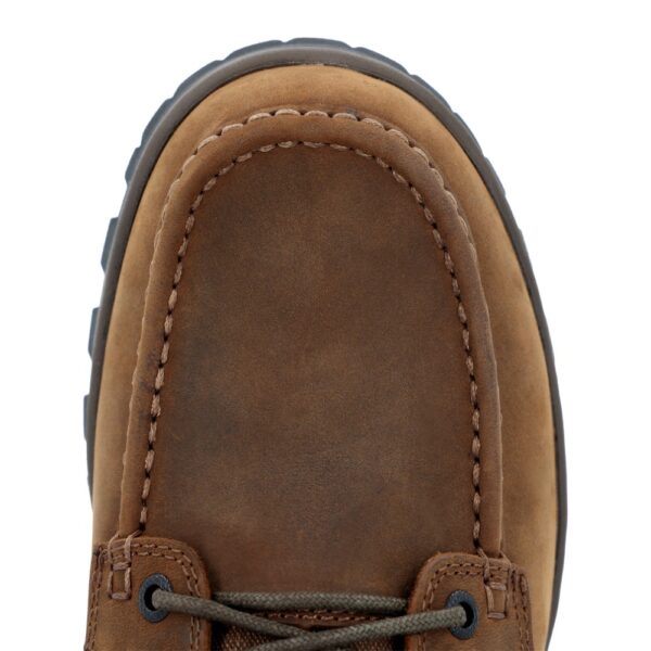A bird's eye view of a Rocky Outback LTE Moc Toe Hiking Boot.