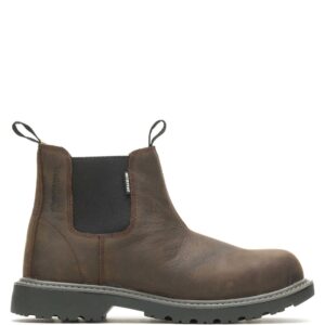 A right profile facing Wolverine Men's Floorhand Work Romeo Boot.