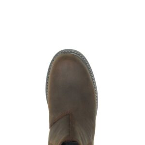 A look at the toe shape on a Wolverine Men's Floorhand Work Romeo Boot.