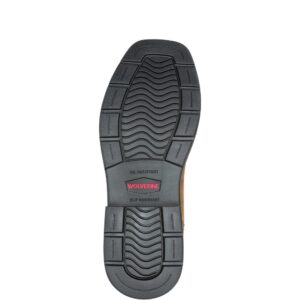 The sole of a Wolverine Men's Rancher Flag Steel Toe Pull-On Work Boot.