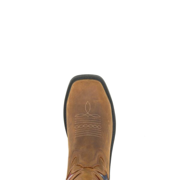 A look at the toe shape on a Wolverine Men's Rancher