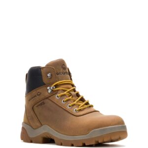 A 3/4 right turned Wolverine Men's Vantage with HyperRest 6" Lace Up Work Boot.