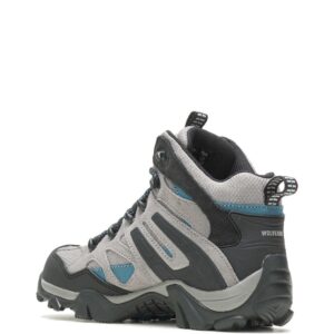 A look at the back and heel of a Wolverine Women's Wilderness Hiking Boot.