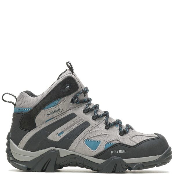 A right profile facing Wolverine Women's Wilderness Hiking Boot.