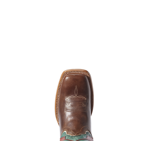 ARIAT ARROYO RUSTC BRN/DEEP TEAL WOMEN'S WESTERN BOOT-10031614 - Image 2
