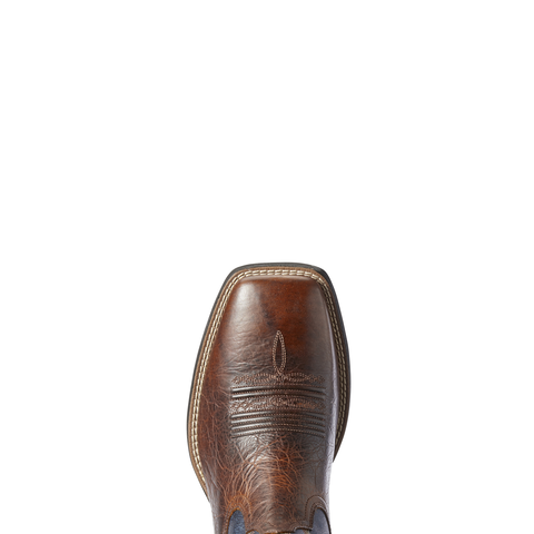 ARIAT DYNAMIC BRN PATINA/BLU DUSK MEN'S WESTERN BOOT-10031437 - Image 2