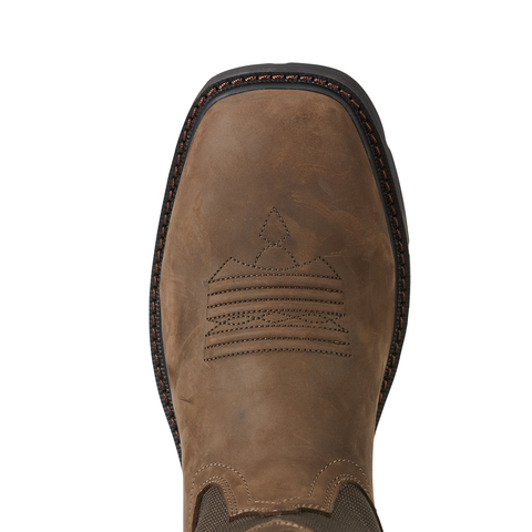 ARIAT GROUNDBREAKER MEN'S WORK STEEL TOE PULL ON BOOT-10015196 - Image 2