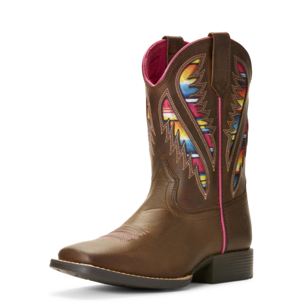 ARIAT QUICKDRAW VENTTEK KID'S WESTERN BOOT-10027306