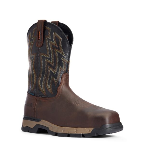 ARIAT REBAR FLEX H2O MEN'S WORK COMP TOE PULL ON BOOT-10034157
