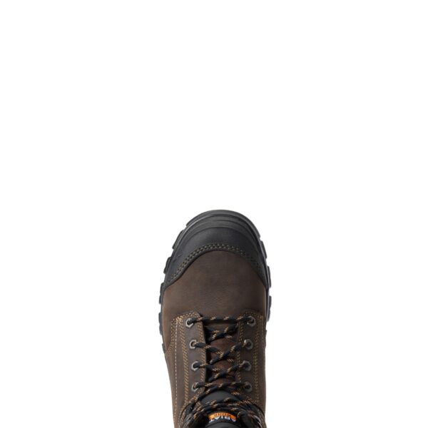 ARIAT TREADFAST WP MEN'S WORK STEEL TOE 6" LACE UP BOOT-10034673 - Image 2